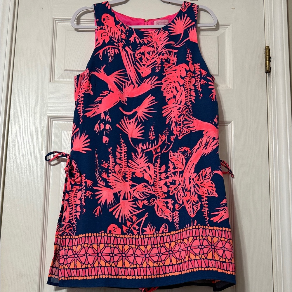 Lilly Pulitzer Pink and Blue Floral Dress